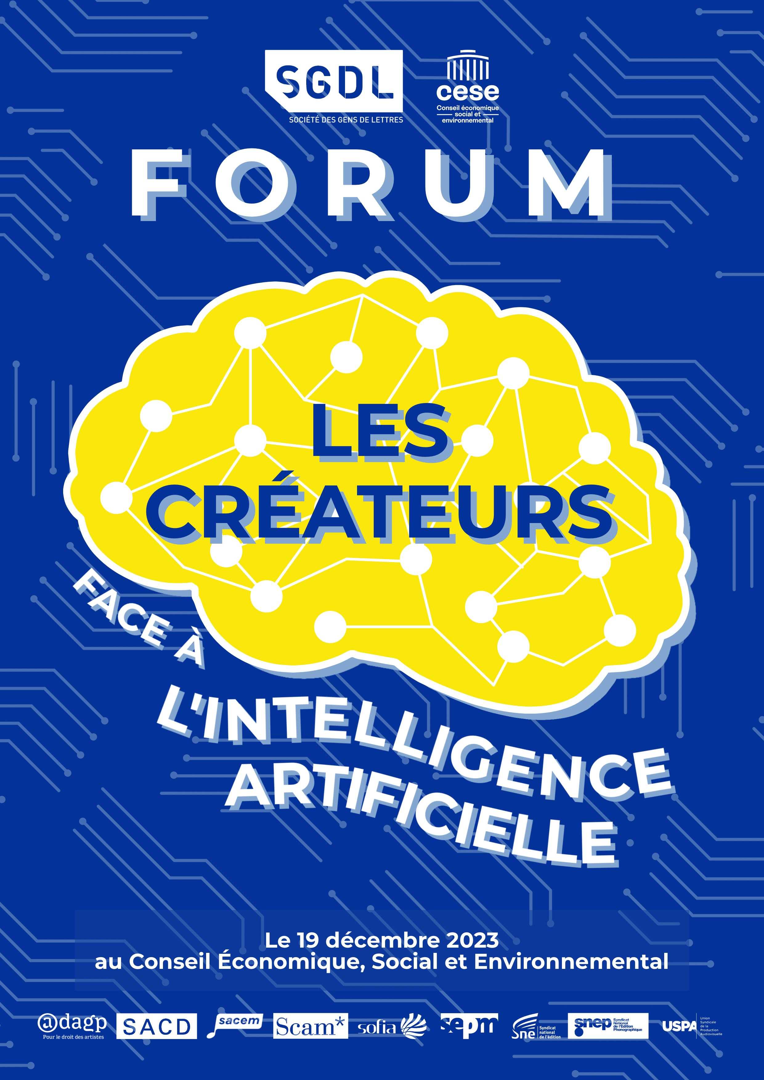 Les créateurs face à l'intelligence artificielle // le dernier forum du CESE à écouter sur YouTube