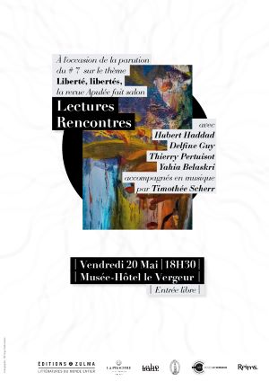 Rencontre littéraire // 20 mai_la revue Apulée fait salon au musée Le vergeur à  Reims