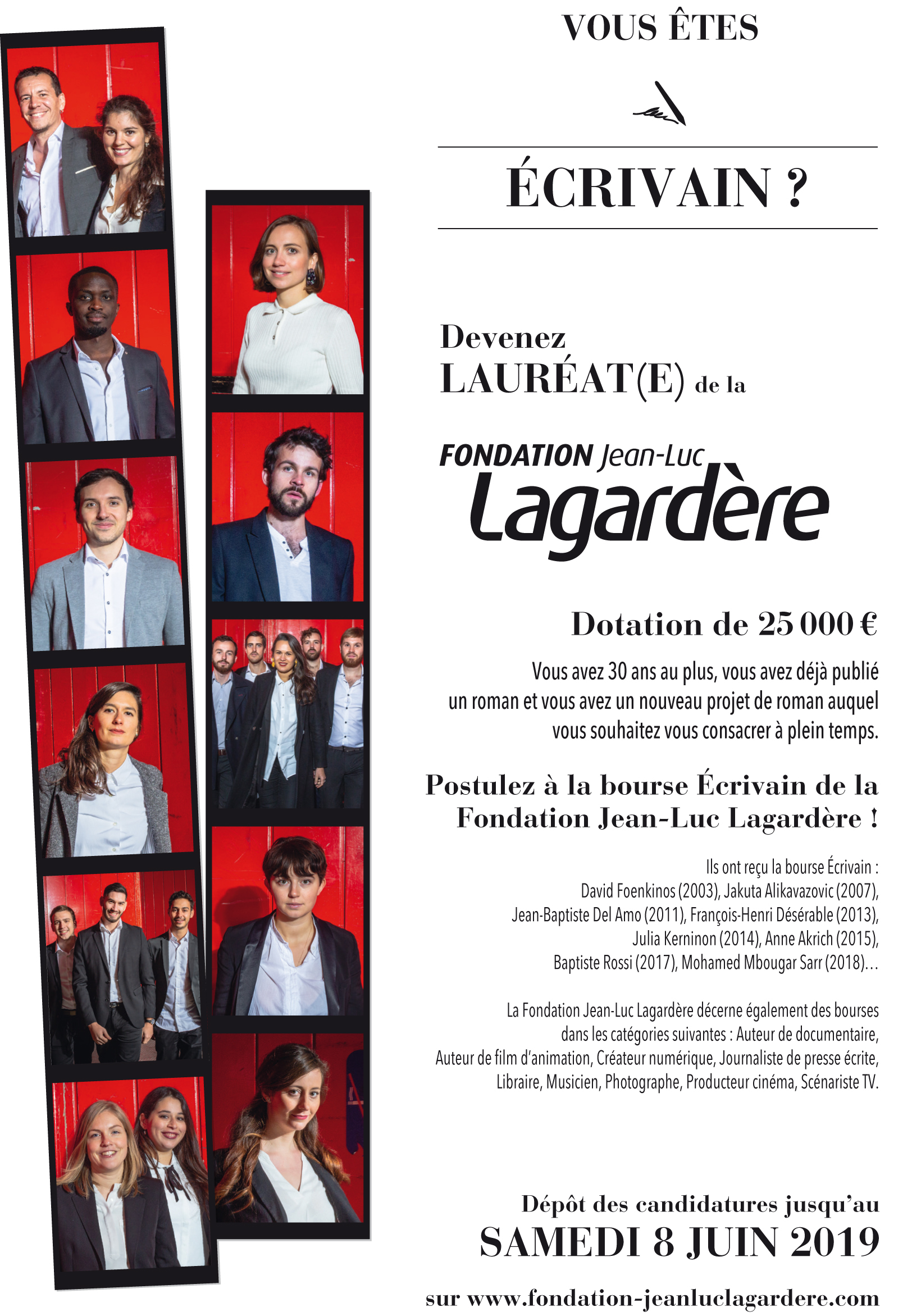 Devenez lauréat de la fondation Jean-Luc LAGARDÈRE !